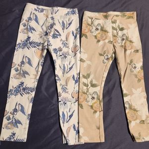 Old Navy girls 4T printed leggings bundle